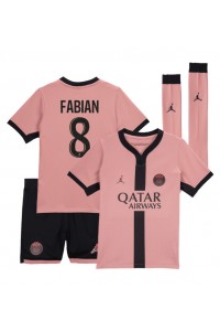 Paris Saint-Germain Fabian Ruiz #8 Babytruitje 3e tenue Kind 2024-25 Korte Mouw (+ Korte broeken)